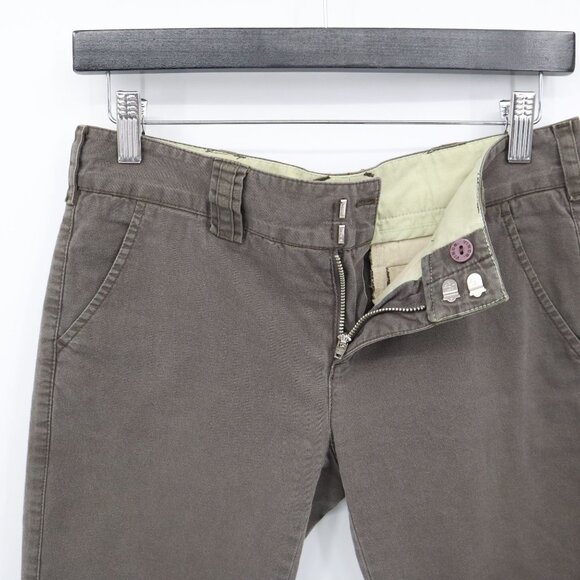 Vince Bermuda Shorts Womens 2 Brown Utilitarian Minimalist Neutral Normcore Long - Picture 7 of 16